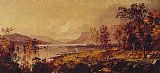 Jasper Francis Cropsey Canvas Paintings - Greenwood Lake,New Jersey,in September